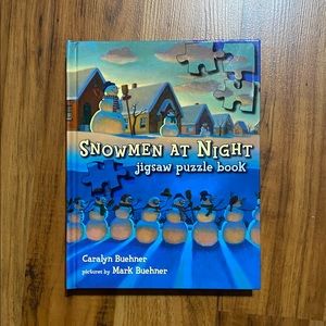 "Snowmen At Night” Jigsaw 🧩 Puzzle Book 📕